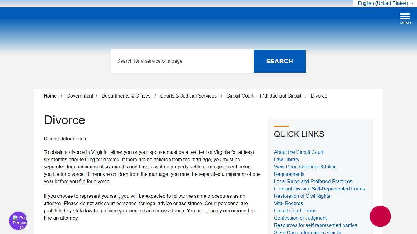 Divorce – Official Website of Arlington County Virginia Government